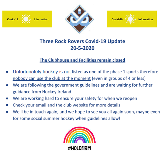 An update from the club for our members and supporters during these ...