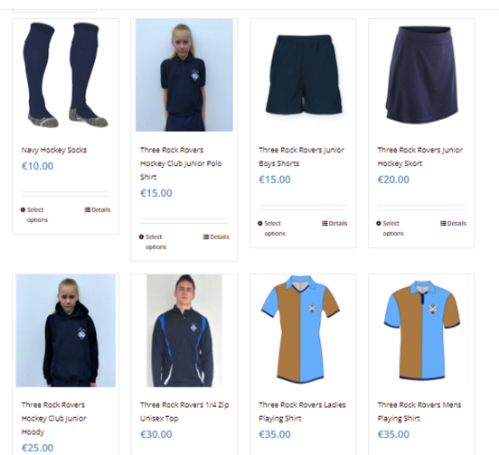 Kit – Three Rock Rovers